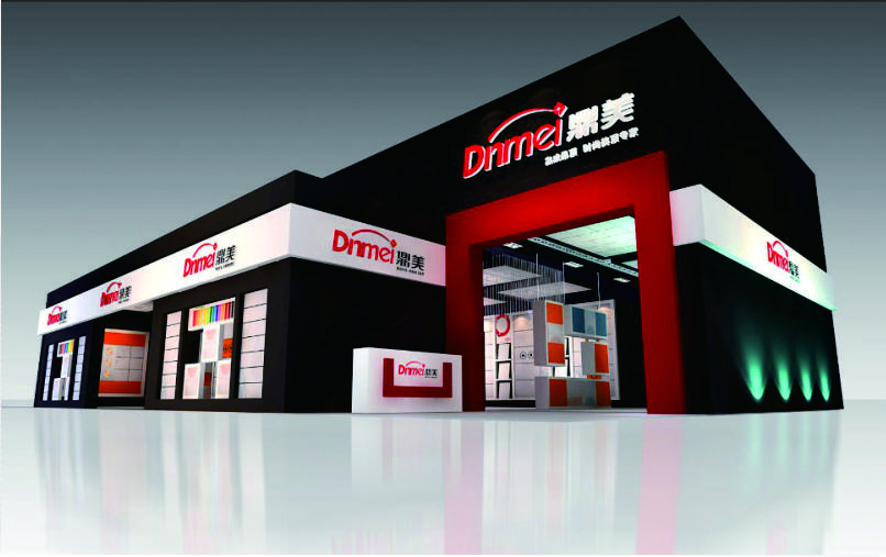 鼎美集成吊頂展台設計