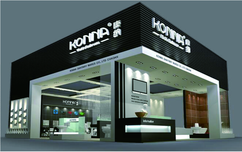 康納衛浴展展台搭建